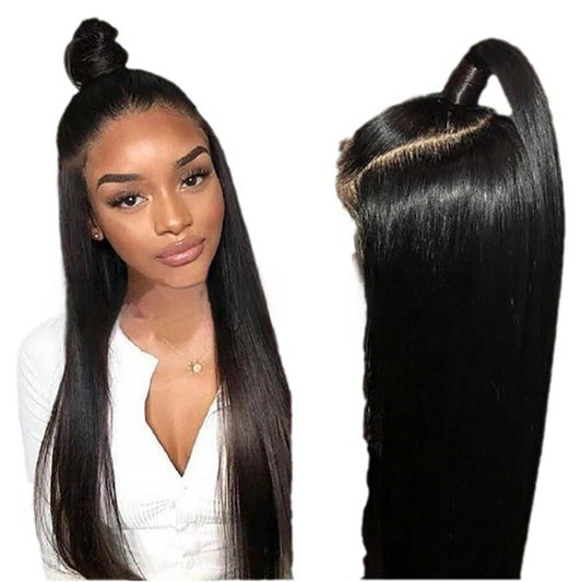 Black Front Lace Synthetic Wig for Women