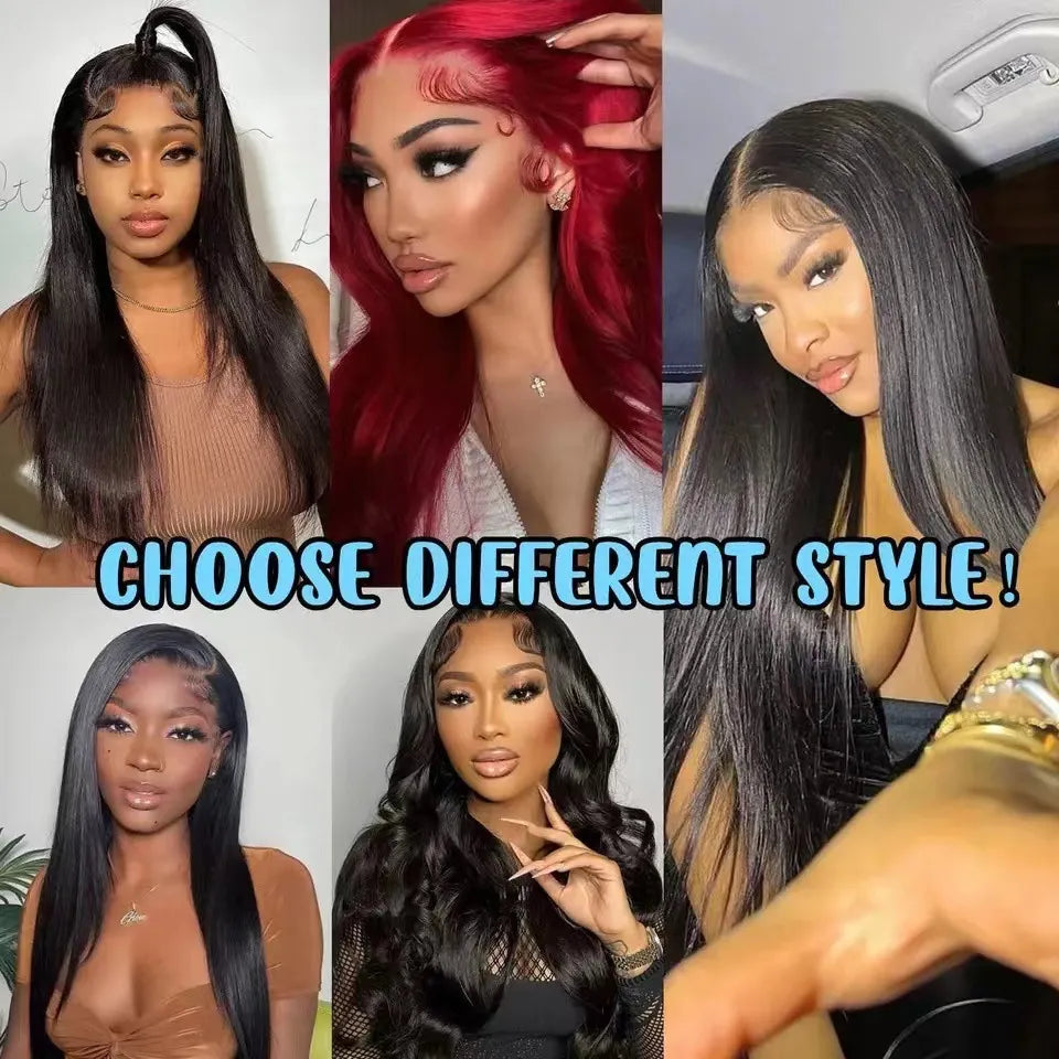 Long Straight Lace Wig