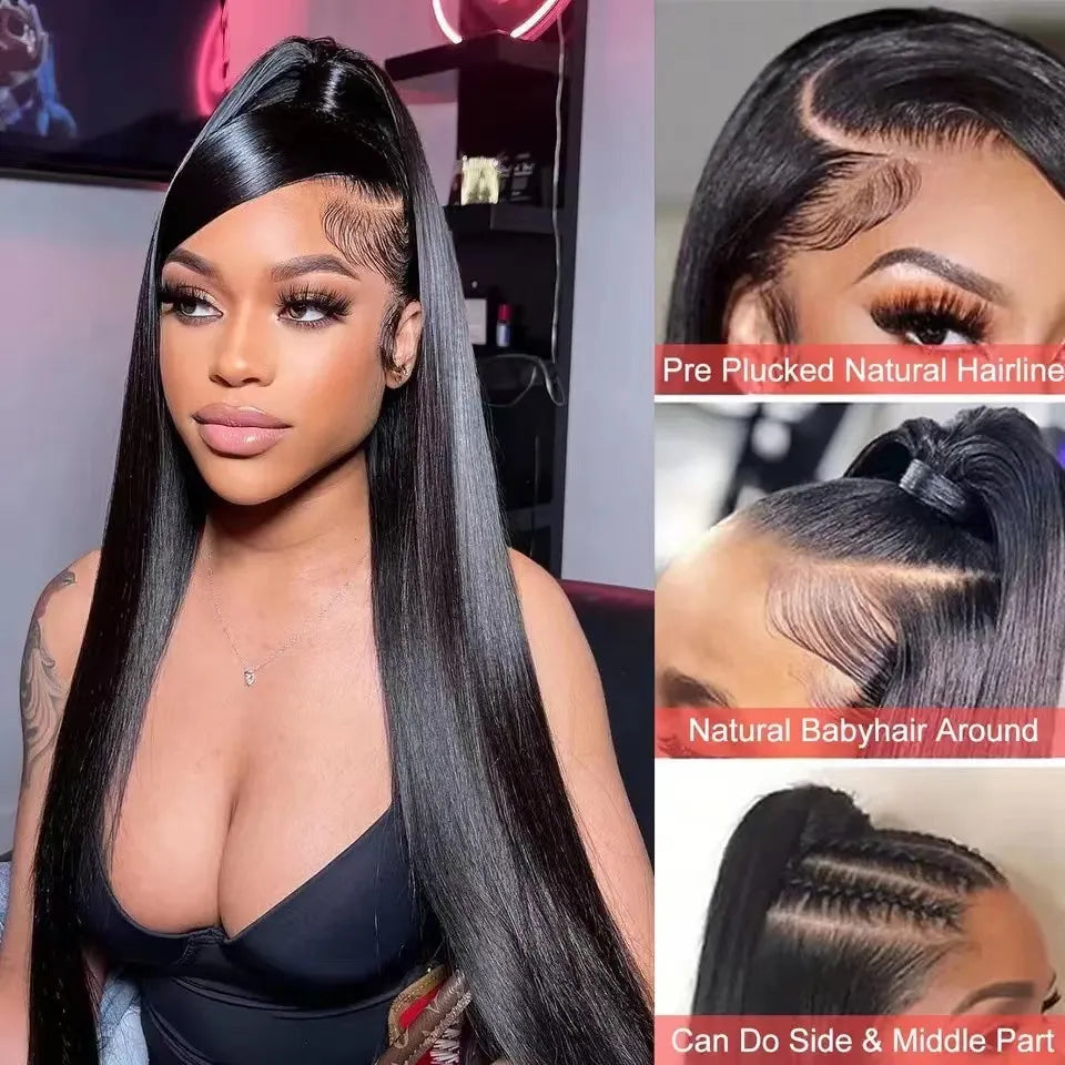 Long Straight Lace Wig
